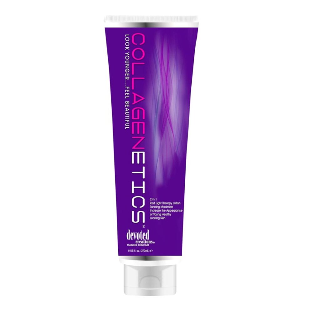 Collagenetics 2-in-1 Red Light Therapy Prep & Tanning Lotion - 8.5 oz